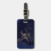 Die Stadt blickt in mehreren europäischen und nord Gepäckanhänger (Vorderseite vertikal)