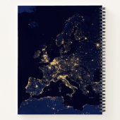 Die Stadt blickt in mehreren europäischen und nord Notizblock (Rückseite)
