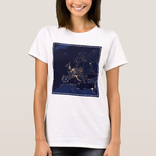 Die Stadt blickt in mehreren europäischen und nord T-Shirt (Vorderseite)