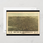 Die Stadt Buffalo New York (1880) Postkarte (Vorne/Hinten)
