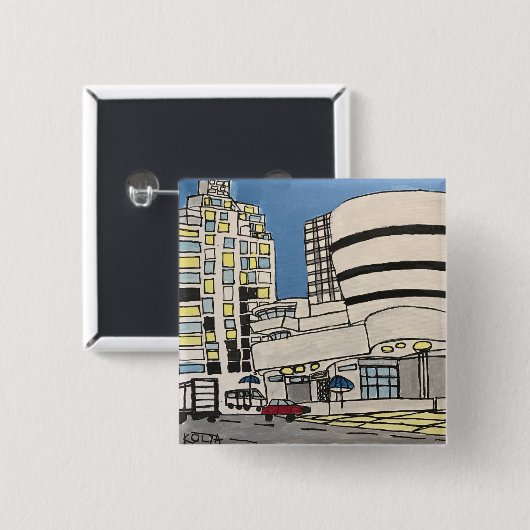 Die Stadt Button (Vorne & Hinten)