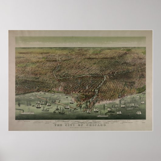 Die Stadt Chicago Poster (Vorne)