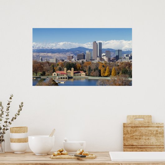 Die Stadt Denver, Colorado Poster (Küche)