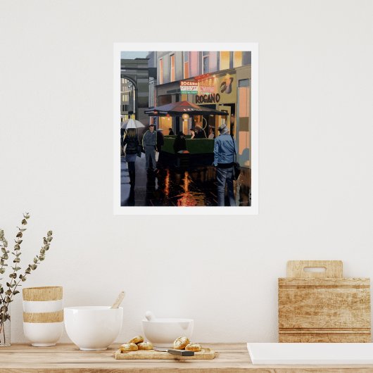 Die Stadt der Händler Poster (Küche)