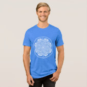 "Die Stadt der Träume" (invertiert) Tri-Blend Shirt (Vorderseite voll)