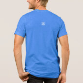 "Die Stadt der Träume" (invertiert) Tri-Blend Shirt (Rückseite)
