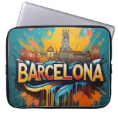 Die Stadt des Fußballs und der Sonne Laptopschutzhülle (Vorderseite)