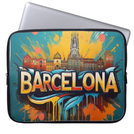 Die Stadt des Fußballs und der Sonne Laptopschutzhülle