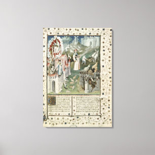 Die Stadt des Gottes, Stadt von Caen und Stadt von Leinwanddruck