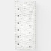 Die Stadt des Weins, das weiße Banner (Vertikal)