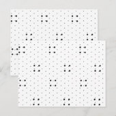 Die Stadt des Weins, Weiß Postkarte (Vorne/Hinten)