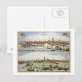 Die Stadt Dünkirchen während des spanischen Beruf, Postkarte (Vorne/Hinten)