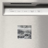 Die Stadt Edinburgh aus dem Süden Magnet (In Situ (Geschirrspüler))