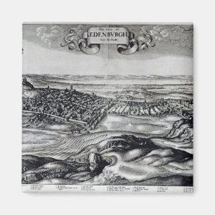 Die Stadt Edinburgh aus dem Süden Magnet