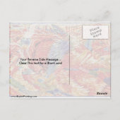 Die Stadt erhebt sich durch Umberto Boccioni Postkarte (Rückseite)