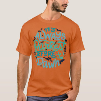Die Stadt Fonseca ist vor der Morgendämmerung imme T-Shirt