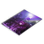 Die Stadt Frankfurt am Main - lila Notizblock (Linke Seite)