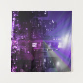Die Stadt Frankfurt am Main - lila Wandteppich (Vorderseite (Horizontal))