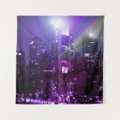 Die Stadt Frankfurt am Main - lila Wandteppich (Vorderseite)