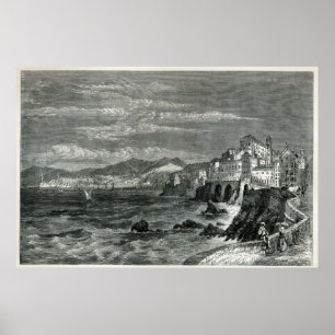Die Stadt Genua Poster