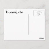 Die Stadt Guanajuato Postkarte (Rückseite)