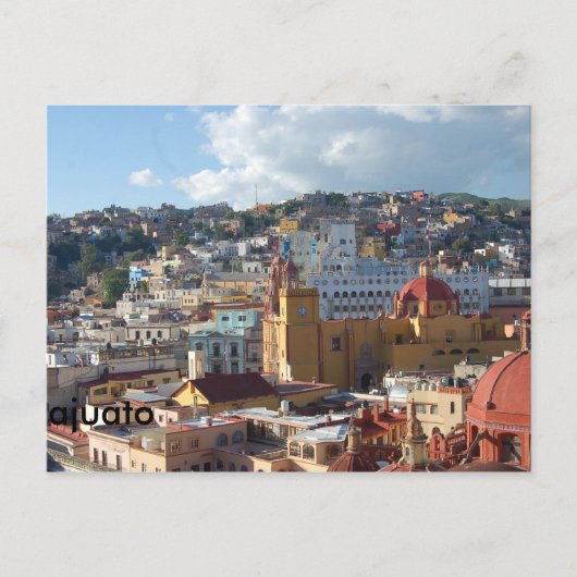 Die Stadt Guanajuato Postkarte (Vorderseite)