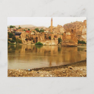 Die Stadt Hasankeyf, FOTO Türkei Postkarte