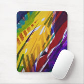 Die Stadt II - abstrakte Regenbogen-Ströme Mousepad (Mit Mouse)