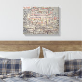 Die Stadt Jerusalem und die Umgebung Leinwanddruck (Insitu (Schlafzimmer))