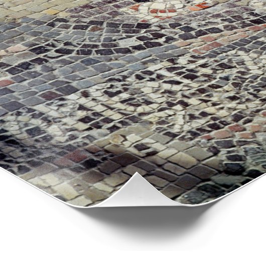 Die Stadt Jerusalem und die Umgebung Poster (Ecke)