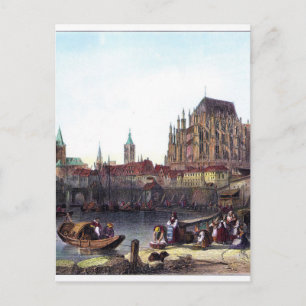Die Stadt Köln, eingraviert von M.J. Starling Postkarte