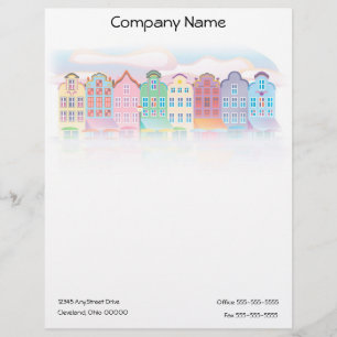 Die Stadt Letterhead Briefbogen