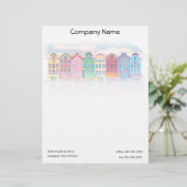 Die Stadt Letterhead Briefbogen (Stehend Vorderseite)