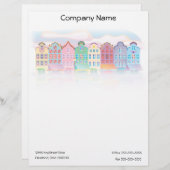 Die Stadt Letterhead Briefbogen (Vorne/Hinten)
