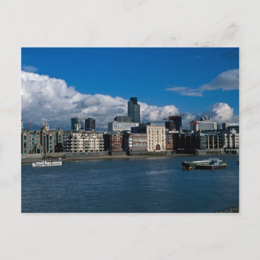 Die Stadt London und der Turm 42 Postkarte (Vorderseite)