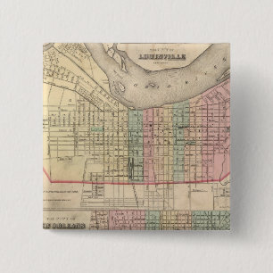 Die Stadt Louisville, Kentucky Button