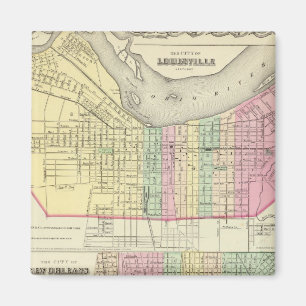 Die Stadt Louisville Kentucky Magnet