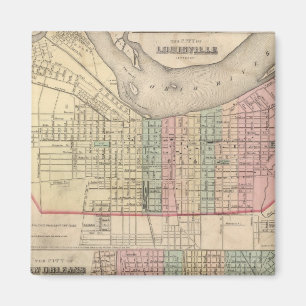 Die Stadt Louisville, Kentucky Magnet