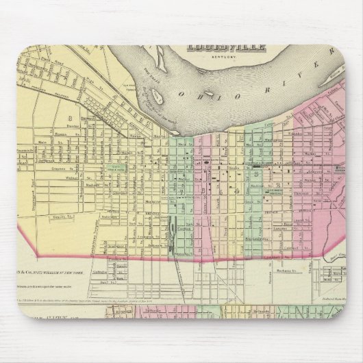 Die Stadt Louisville Kentucky Mousepad (Vorne)