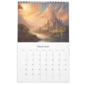 Die Stadt Mailand, Fantasie in digitaler Kunst, Kalender (Mär 2026)