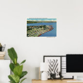 Die Stadt mit Blick auf die Bucht von Young Poster (Heimbüro)