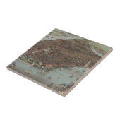 Die Stadt New York | 1883 (Farblithographie) Fliese (Seite)