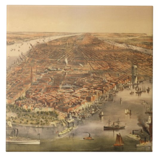 Die Stadt New York, 18 Fliese (Vorderseite)