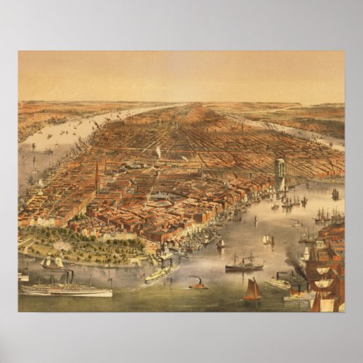 Die Stadt New York, 18 Poster (Vorne)