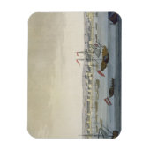 Die Stadt Paramaribo (Farbengravur) Magnet (Vertikal)