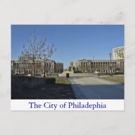 Die Stadt Philadelphia Postkarte
