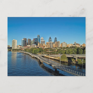 Die Stadt Philadelphia Postkarte