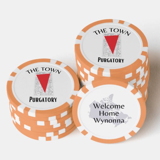 Die Stadt Pokerchips (Stapel)