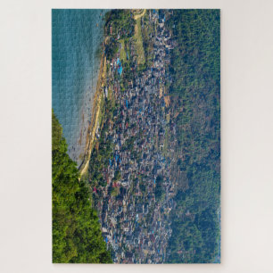 Die Stadt Pokhara in Nepal Puzzle