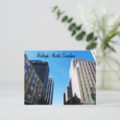 DIE STADT RALEIGH, N.C. Postkarte (Stehend Vorderseite)